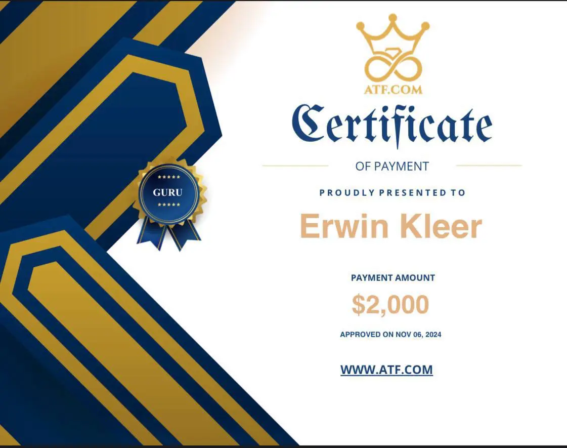 ELALIHOLDING Nachweis – Erwin Kleer III